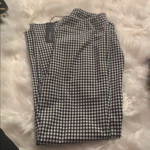 Plaid dress pants